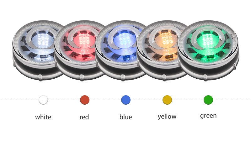 360 Degree Plastic Led Road Studs color