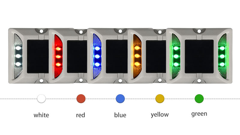 Aluminum Led Road Studs color