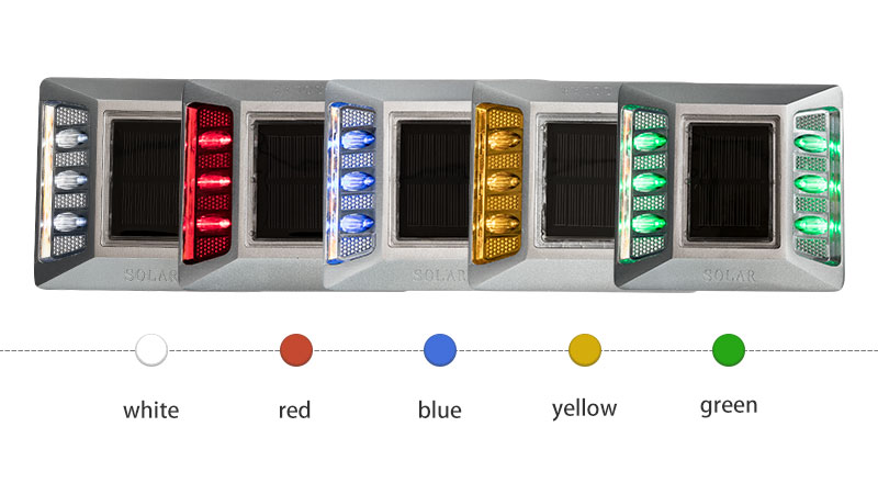 Hot Sale LED Road Studs Lights with Reflectors COLOR
